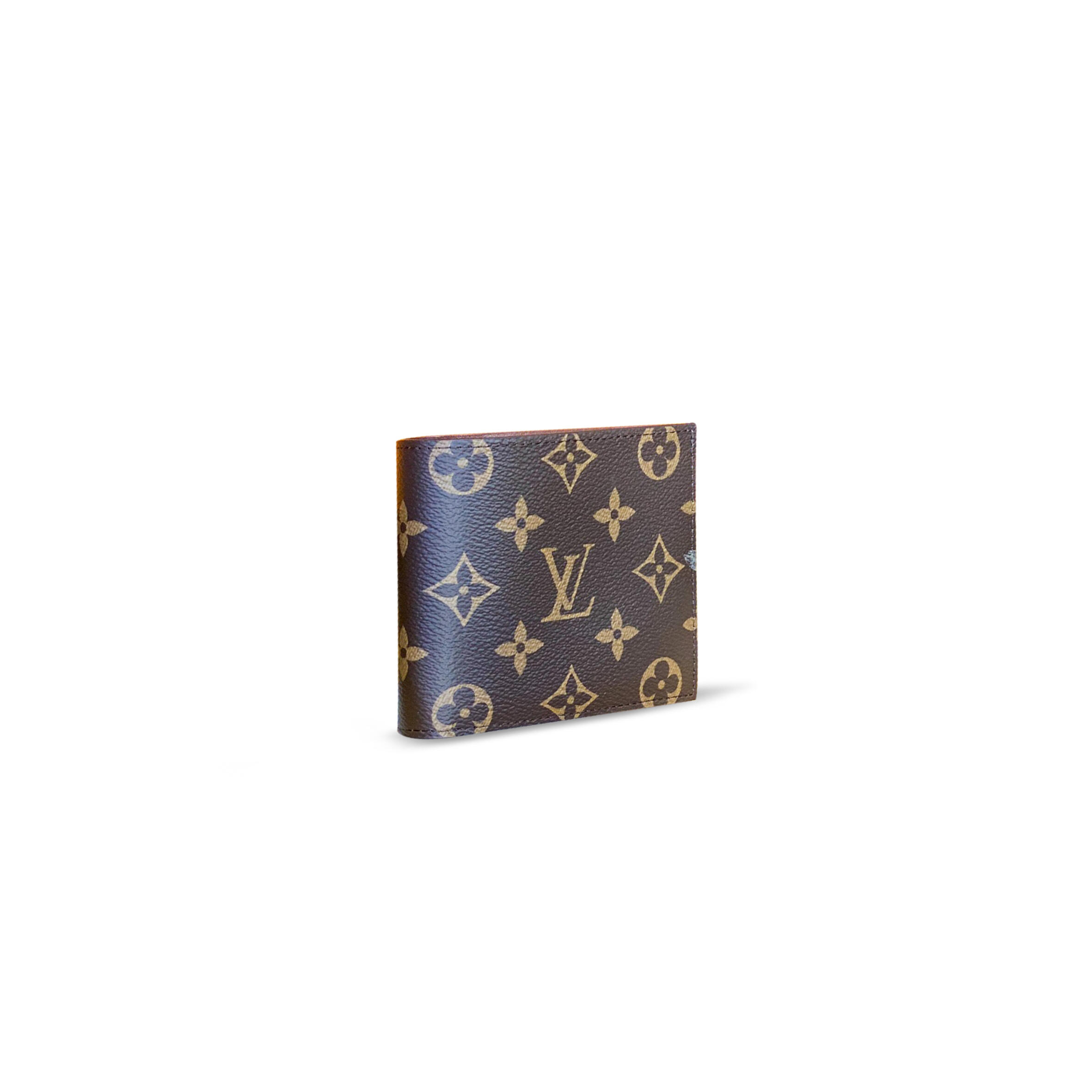 LOUIS VUITTON MASTER DAMIER EBENE MARCO WALLET M62288 (12*9*1cm)